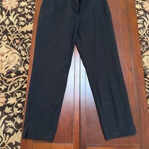 Theory Black Straight Leg Pants